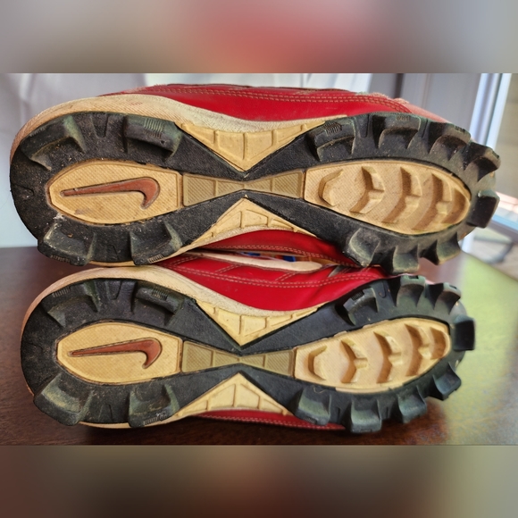 Nike Baseball Cleats Men's Red size 8.5 - Picture 14 of 14